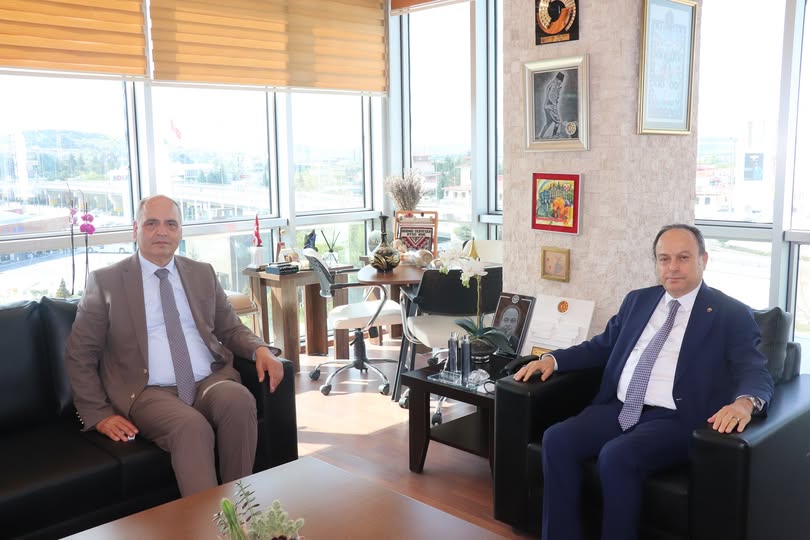 Başkan Serteser'e Taziye Ziyareti