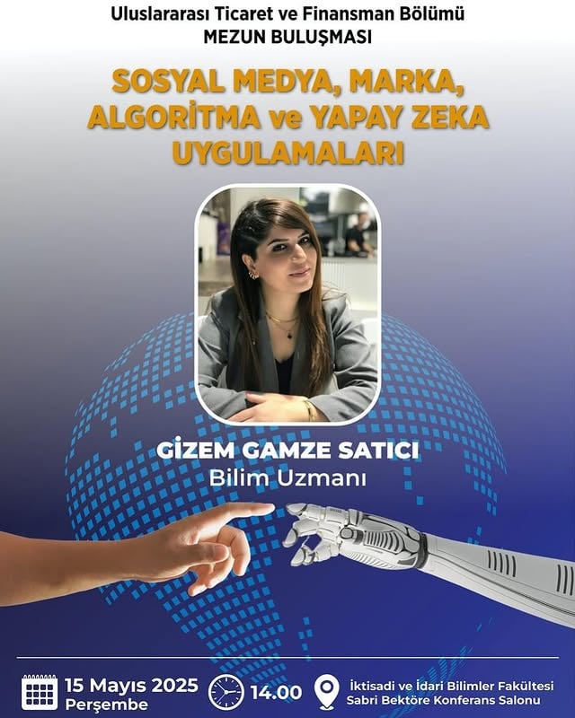 Afyon Kocatepe Üniversitesi'nde "Marka, Algoritma ve Yapay Zeka Uygulamaları" Konferansı Düzenlendi