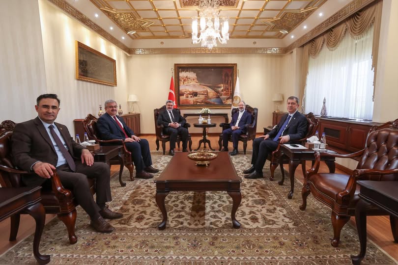 AK Parti Afyonkarahisar Milletvekili Özkaya, Diyanet İşleri Başkanı Erbaş'ı Ziyaret Etti