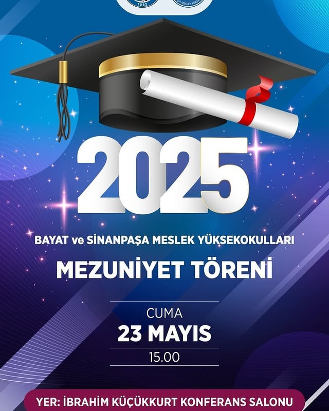 Afyon Kocatepe Üniversitesi'nde Mezuniyet Coşkusu