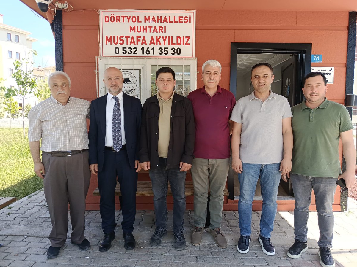 AK Parti Afyonkarahisar İl Başkanı Şahin, Dörtyol Mahallesinde Hemşehrilerle Buluştu