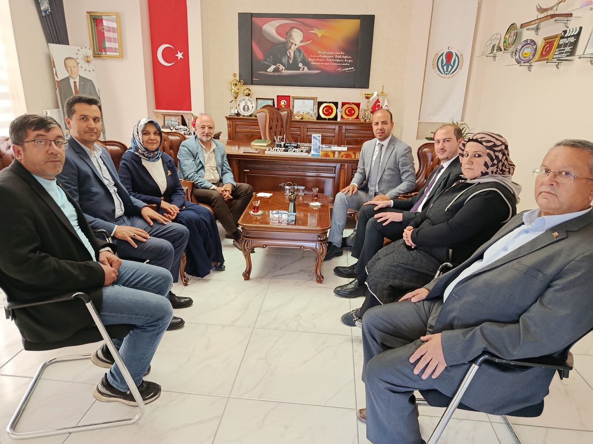 Afyonkarahisar İl Başkanı Şahin, İhsaniye Belediye Başkanı Gökçe'yi Ziyaret Etti
