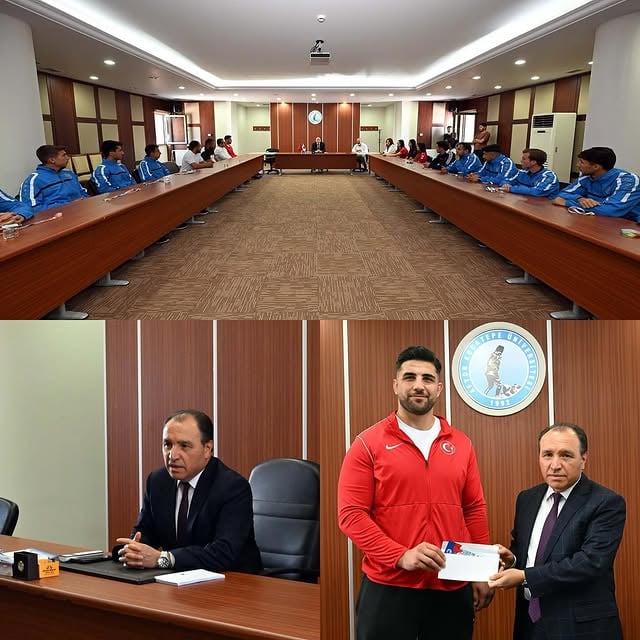 Afyon Kocatepe Üniversitesi Rektörü Karakaş, Sporcuları Ödüllendirdi