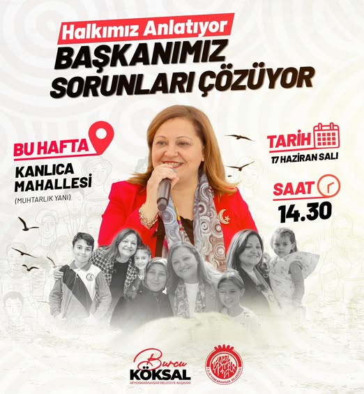 Afyonkarahisar Belediyesi Kanlıca Mahallesi'nde Hemşehrilerle Buluştu