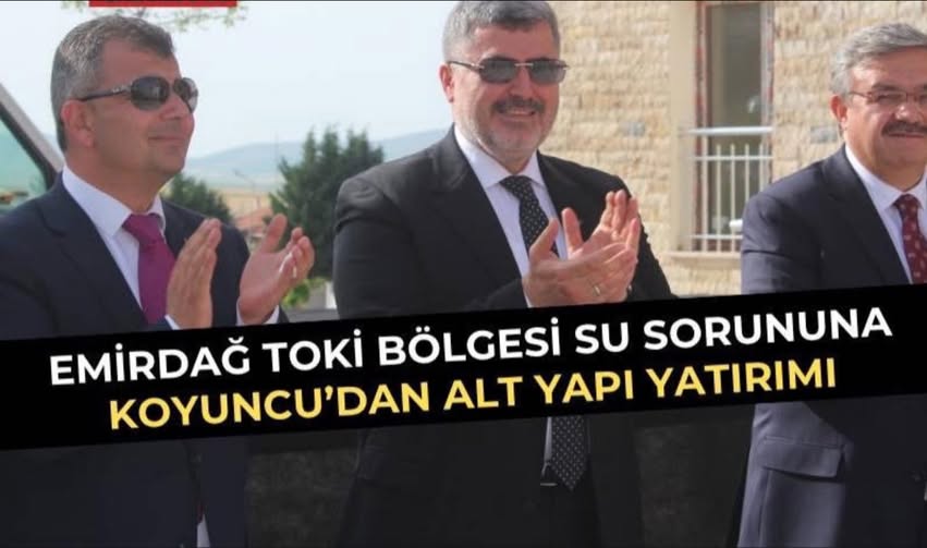 Emirdağ TOKİ Bölgesi Su Sorununa Kalıcı Çözüm
