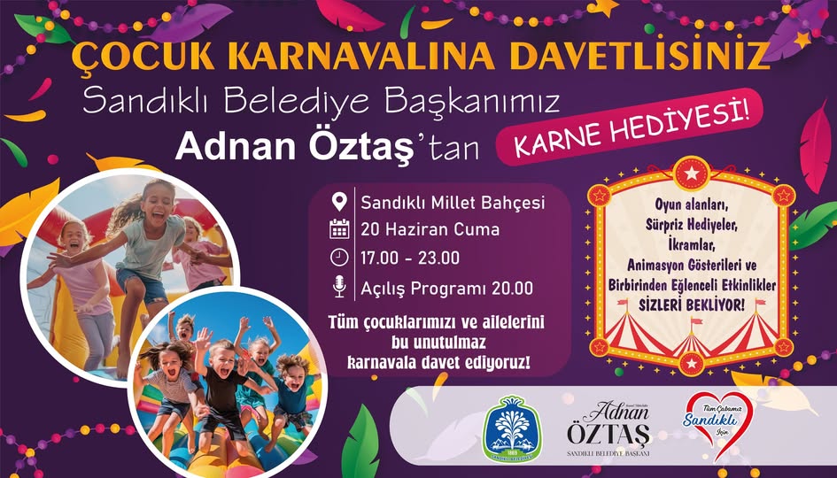 Sandıklı'da Çocuk Karnavalı Heyecanı Başlıyor!