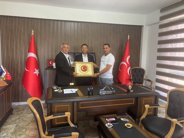 MHP Afyonkarahisar İl Başkanı Kahveci'ye Türk Yerel Hizmet-Sen Ziyareti