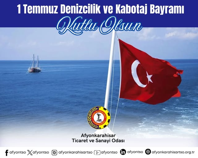 Afyonkarahisar'da Denizcilik ve Kabotaj Bayramı Coşkuyla Kutlandı