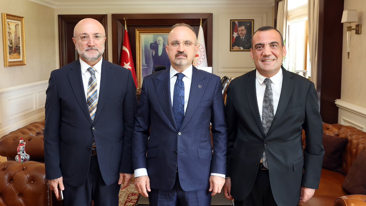 AK Parti Afyonkarahisar İl Başkanı Turgay Şahin, İçişleri Bakan Yardımcısı Bülent Turan'ı Ziyaret Etti