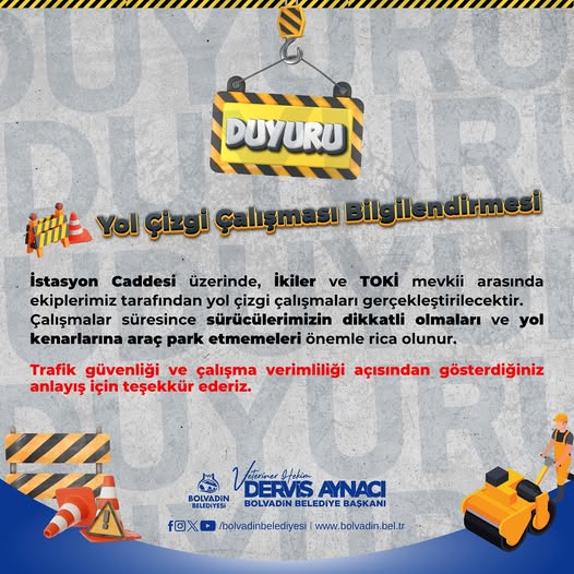 Bolvadin'de Yol Çalışması Başladı: Vatandaşlar Bilgilendirildi