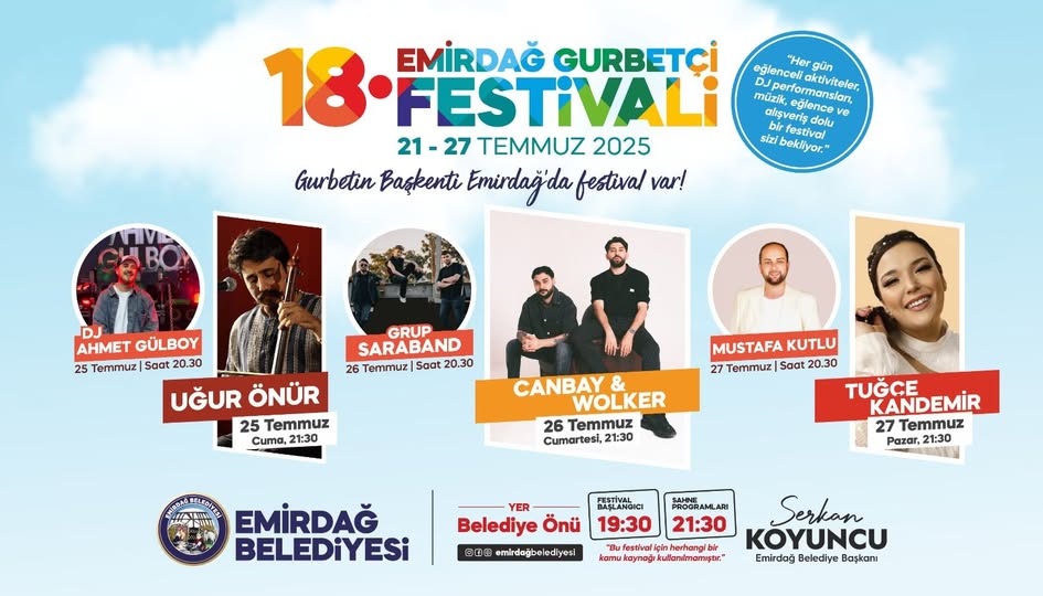 Emirdağ'da Gurbetçi Festivali Coşkusu Başlıyor
