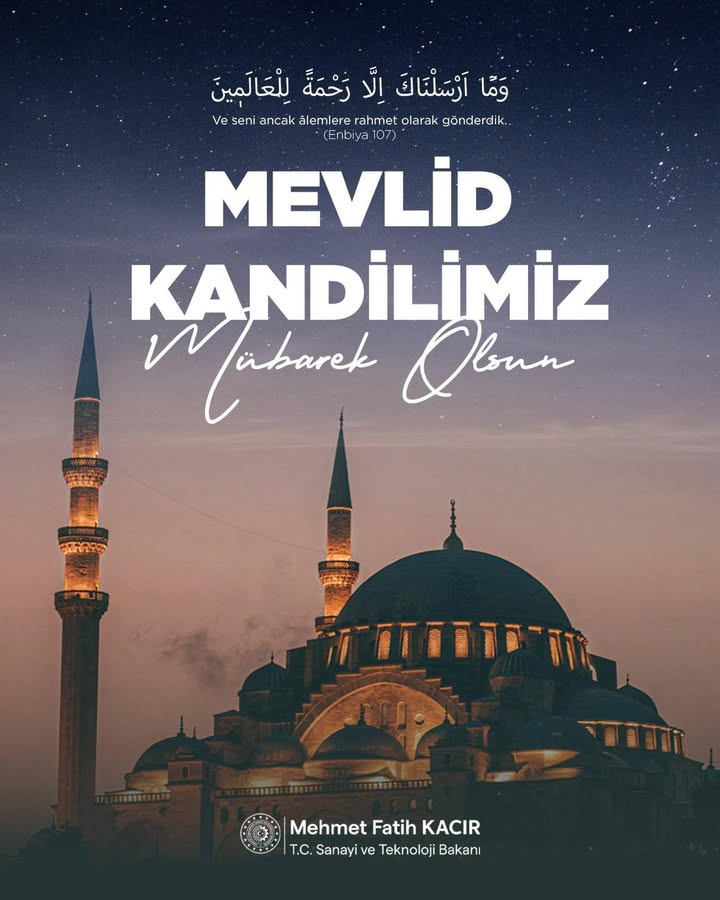 Veladet-i Nebi’nin yıl dönümünde, âlemlere rahmet, Hazreti Peygamber Efendimizi hürmetle yâd ediyorum