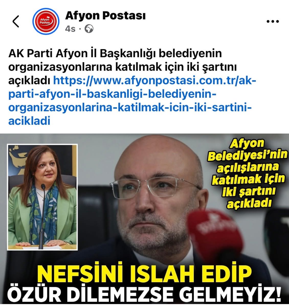 Başkanım İnanın Çok Üzülüyoruz