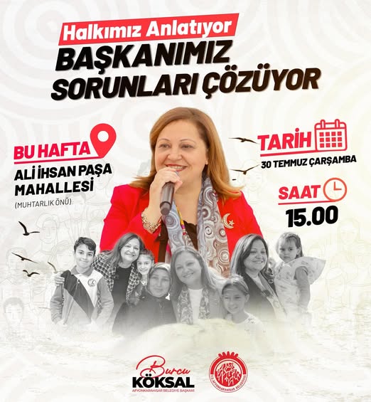 Afyonkarahisar'da Başkan'la Mahalle Buluşması: Vatandaşların Derdini Dinleyecek