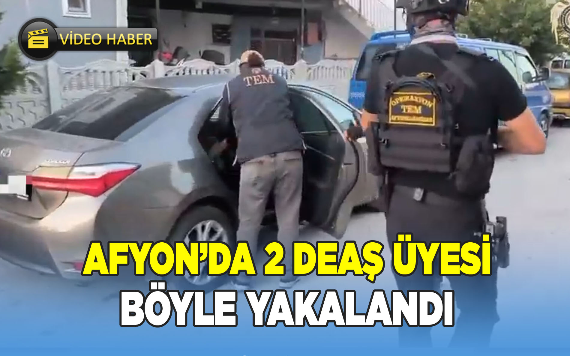 Afyon'da iki deaş terör örgütü üyesi yakalandı