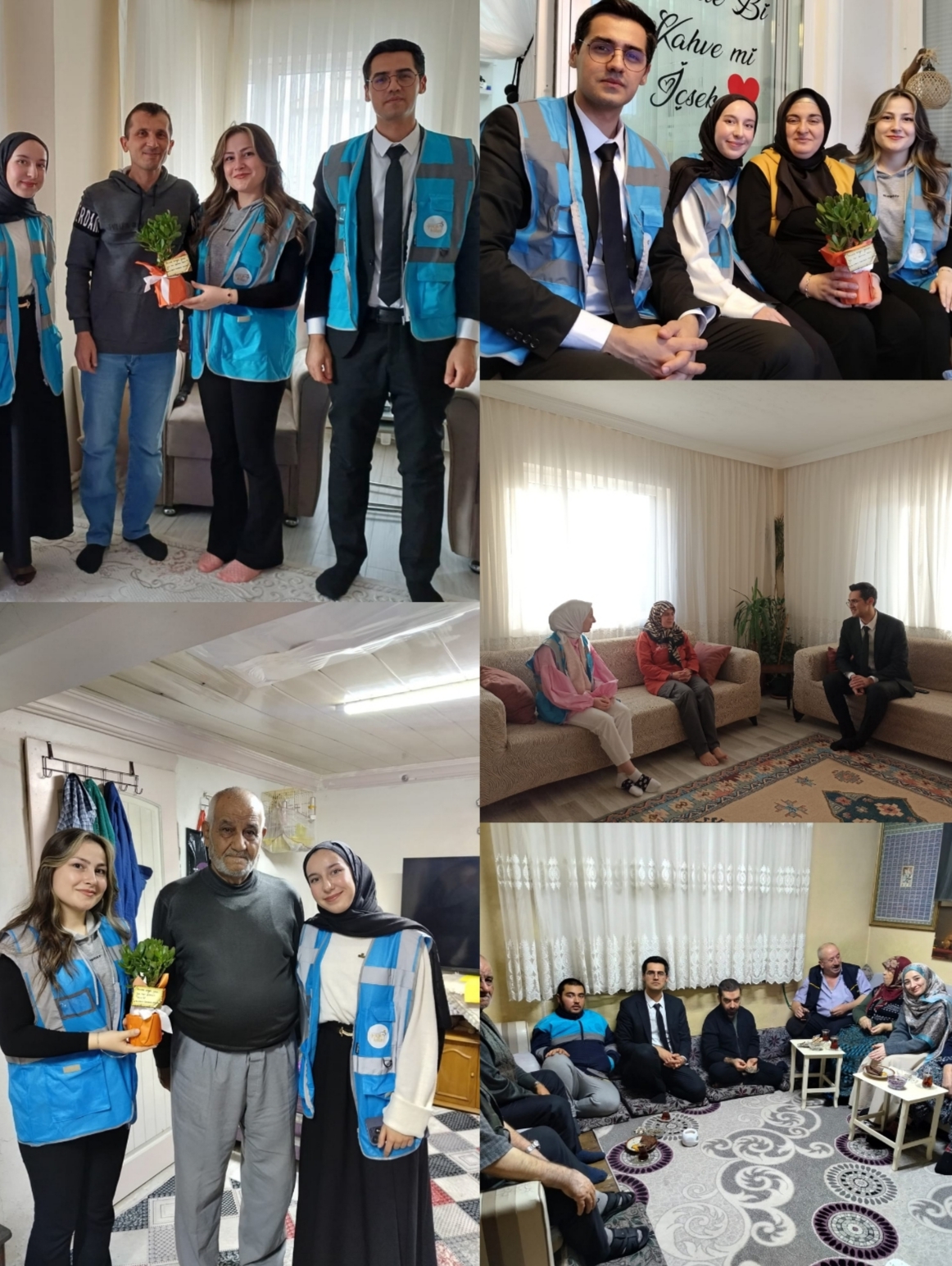 AK GENÇLİK TEN GÖNÜLLERE DOKUNAN ZİYARETLER