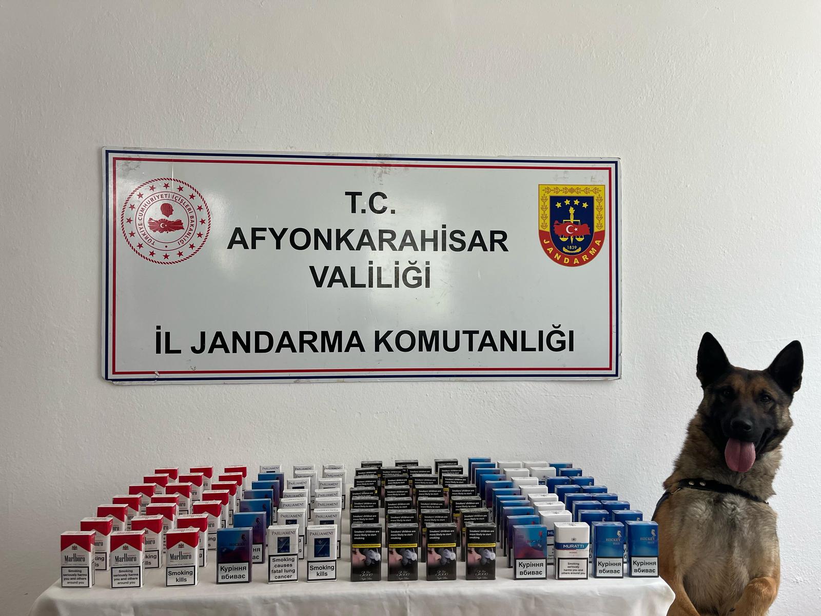 Bolvadin’de Kaçak Sigara Operasyonu: 105 Paket Bandrolsüz Sigara Ele Geçirildi