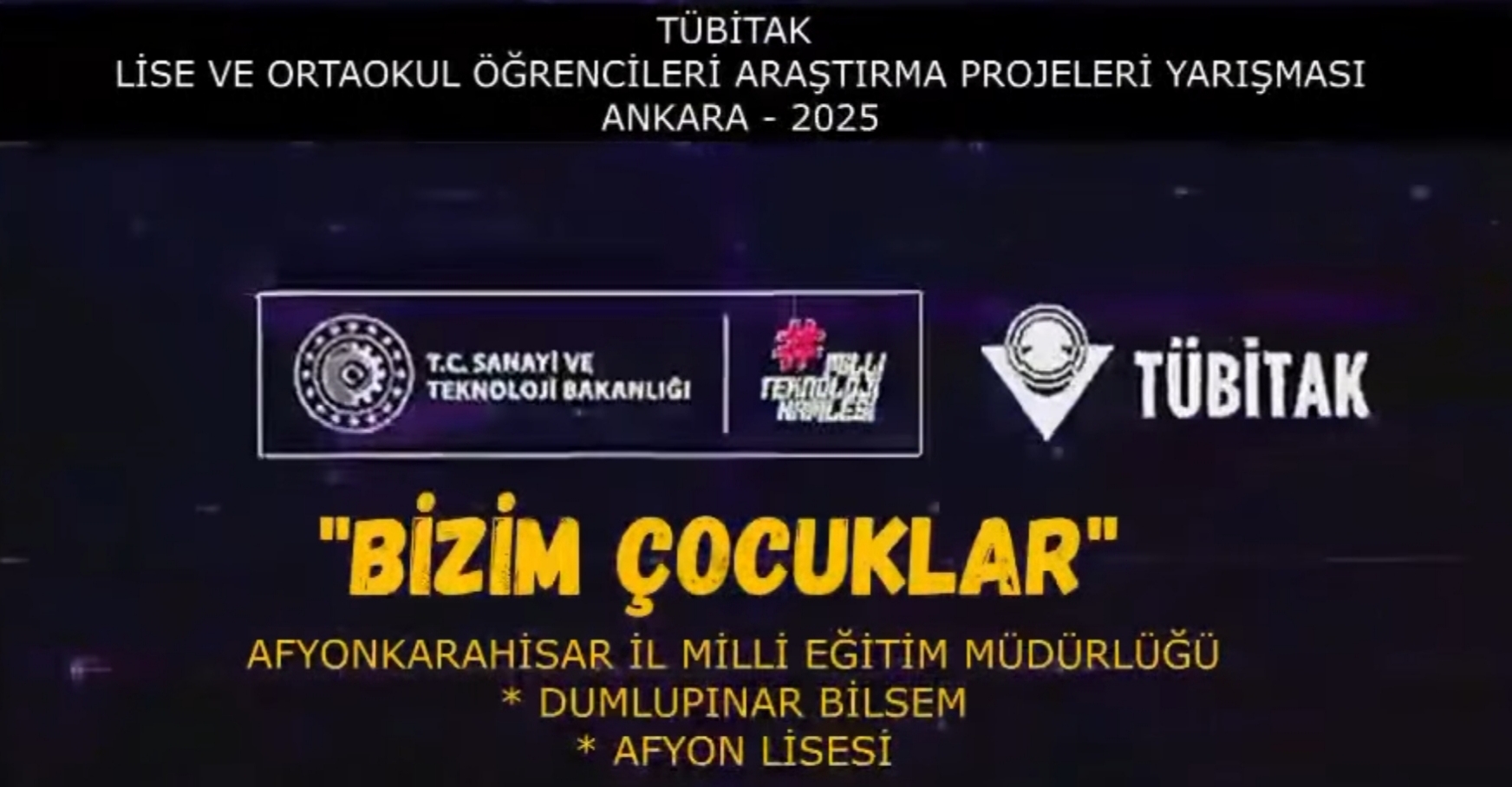 Afyonkarahisarlı Öğrenciler TÜBİTAK Türkiye Finalleri'nde Zirvede