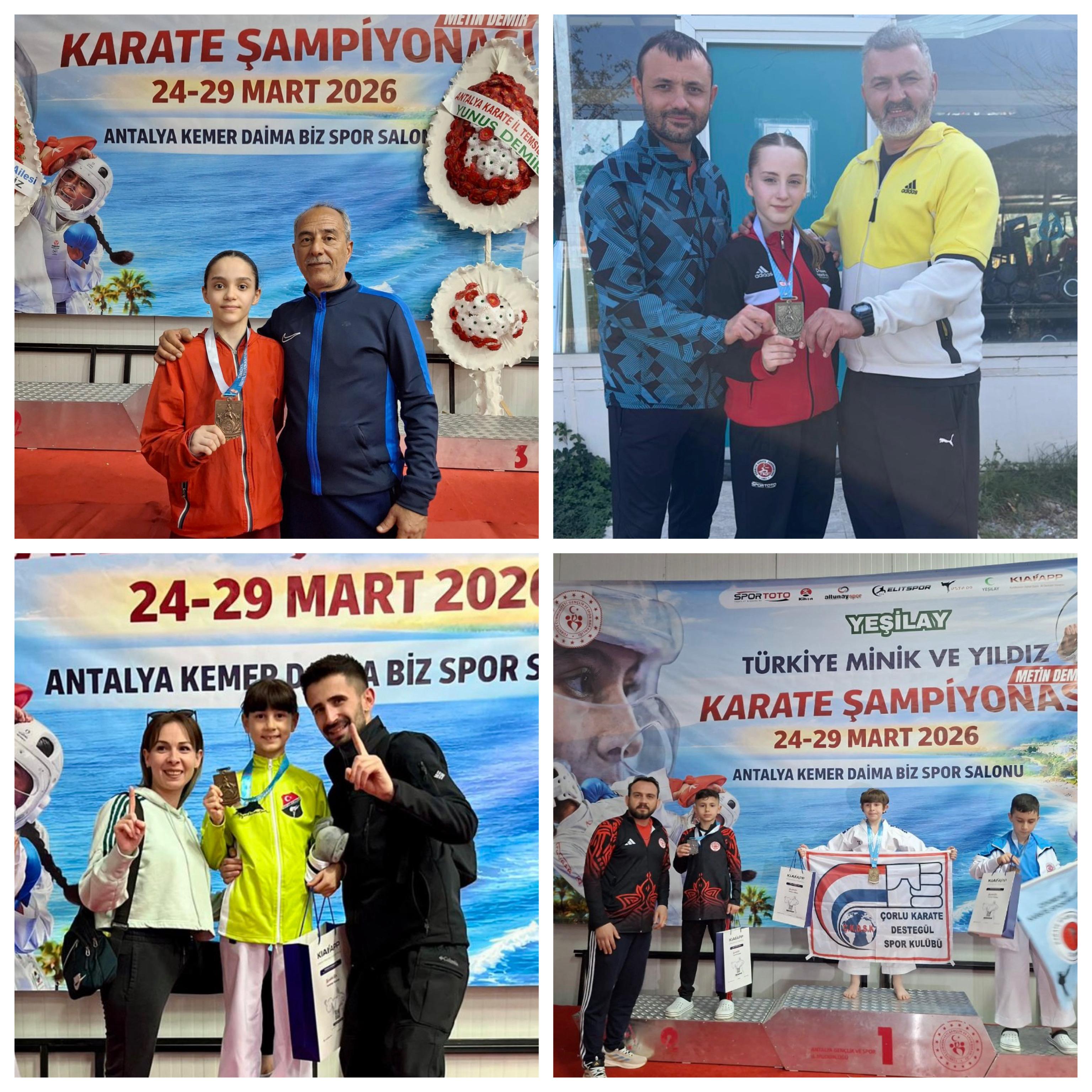 Afyon’un Genç Karatecileri Türkiye Arenasında Parladı