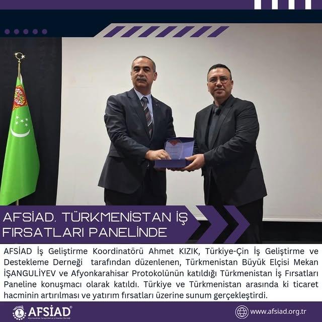 Afyonkarahisar İş Dünyası Türkmenistan'a Odaklandı