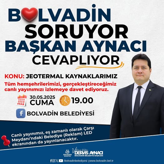 Bolvadin'de Jeotermal Kaynakları Tartışılıyor: Başkan Cevaplıyor