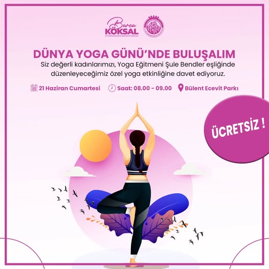 Afyonkarahisar'da Dünya Yoga Günü Etkinliği Düzenleniyor