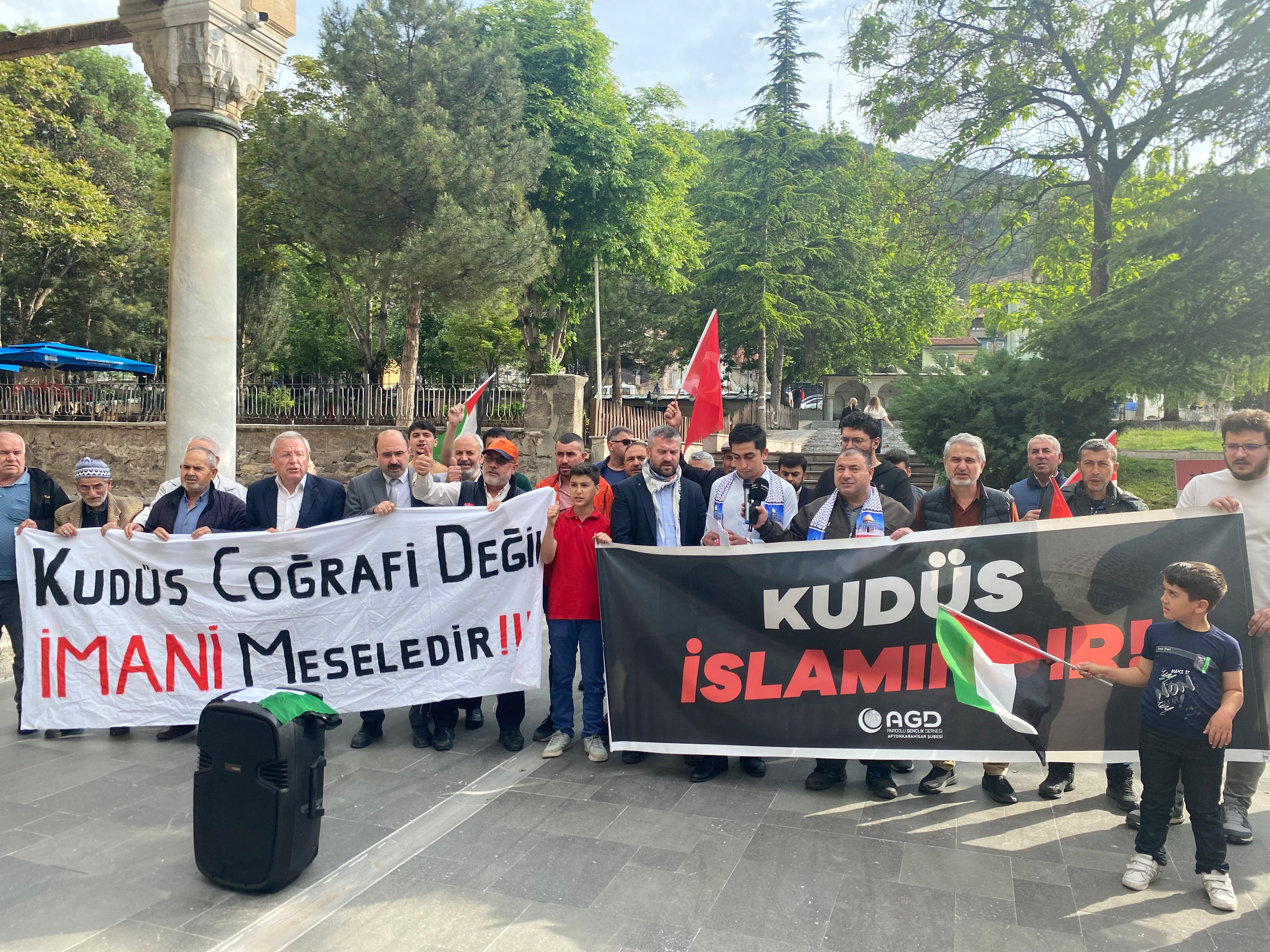AGD, GAZZE İÇİN İMARET CAMİİ’NDE TOPLANDI