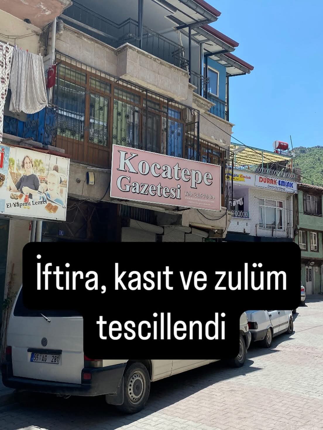 İftira, kasıt ve zulüm tescillendi